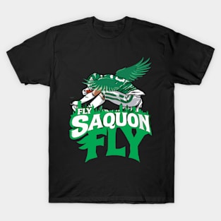 Fly Saquon Fly Eagles Barkley The Reverse Hurdle 2025 T-Shirt